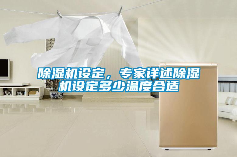 除濕機(jī)設(shè)定，專家詳述除濕機(jī)設(shè)定多少溫度合適