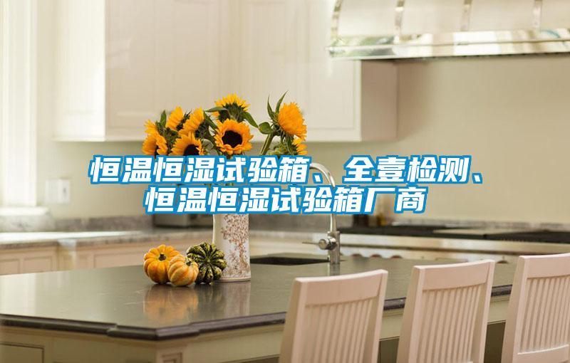 恒溫恒濕試驗(yàn)箱、全壹檢測(cè)、恒溫恒濕試驗(yàn)箱廠商