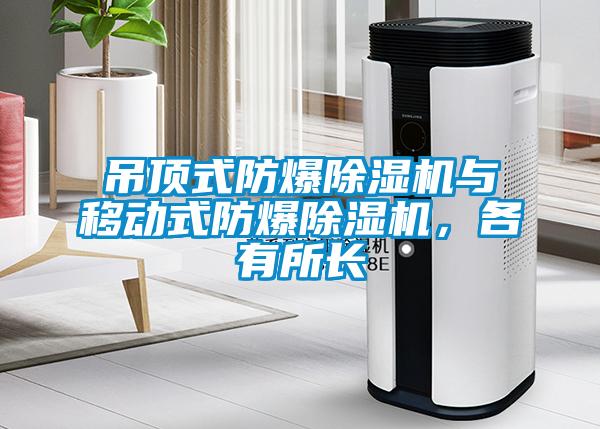 吊頂式防爆除濕機與移動式防爆除濕機，各有所長