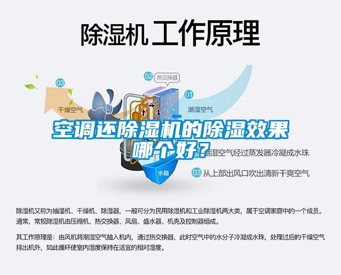 空調還除濕機的除濕效果哪個好？