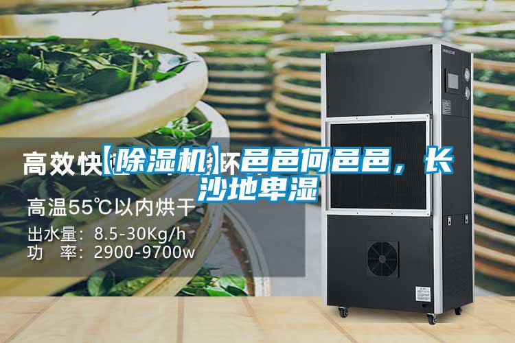 【除濕機】邑邑何邑邑，長沙地卑濕