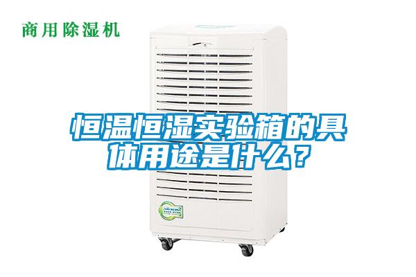 恒溫恒濕實(shí)驗箱的具體用途是什么？