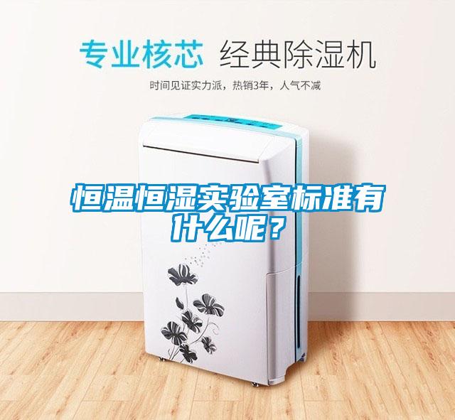 恒溫恒濕實驗室標準有什么呢？