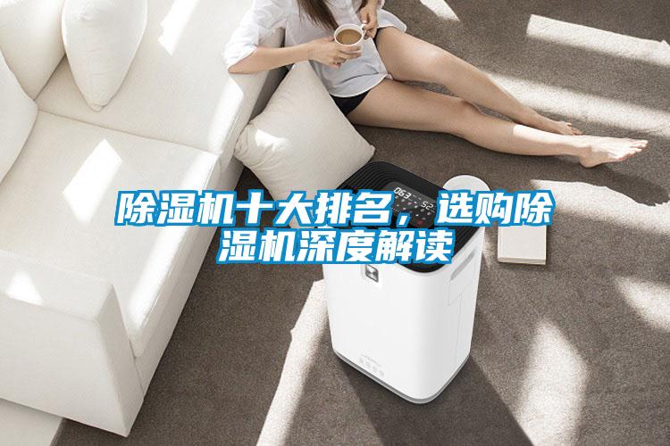 除濕機十大排名，選購除濕機深度解讀