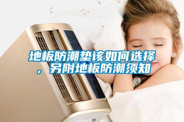 地板防潮墊該如何選擇，另附地板防潮須知