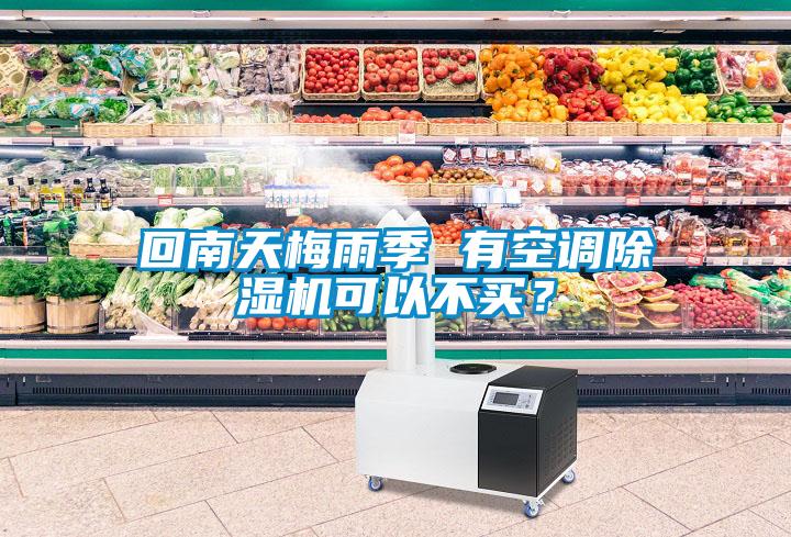回南天梅雨季 有空調(diào)除濕機(jī)可以不買？