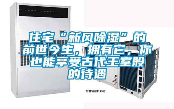 住宅“新風(fēng)除濕”的前世今生，擁有它，你也能享受古代王室般的待遇