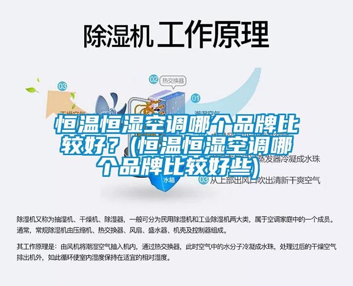 恒溫恒濕空調(diào)哪個(gè)品牌比較好？(恒溫恒濕空調(diào)哪個(gè)品牌比較好些)