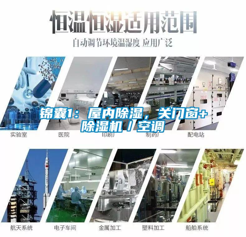 錦囊1：屋內(nèi)除濕，關(guān)門窗+除濕機(jī)／空調(diào)