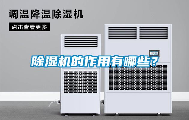 除濕機(jī)的作用有哪些？