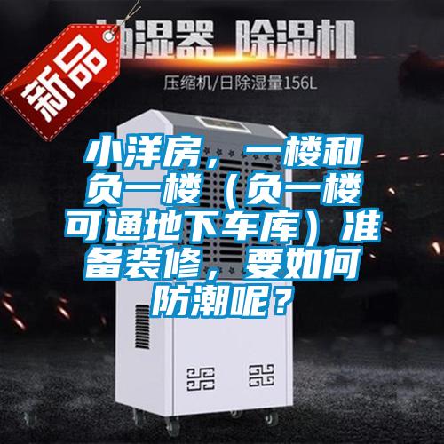 小洋房，一樓和負一樓（負一樓可通地下車庫）準備裝修，要如何防潮呢？