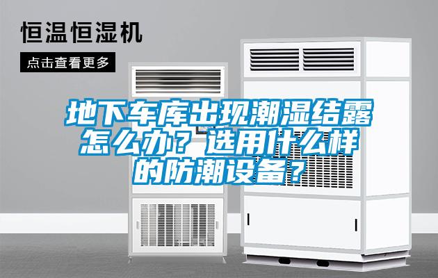 地下車(chē)庫(kù)出現(xiàn)潮濕結(jié)露怎么辦？選用什么樣的防潮設(shè)備？