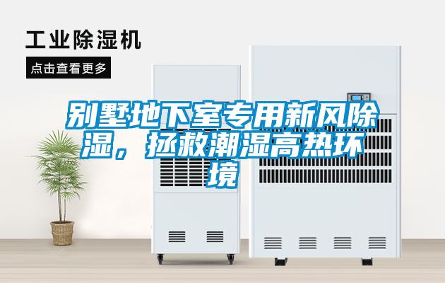 別墅地下室專用新風(fēng)除濕，拯救潮濕高熱環(huán)境