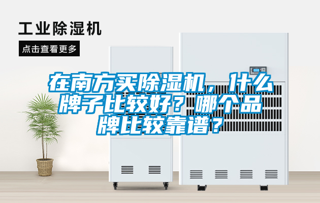 在南方買除濕機，什么牌子比較好？哪個品牌比較靠譜？