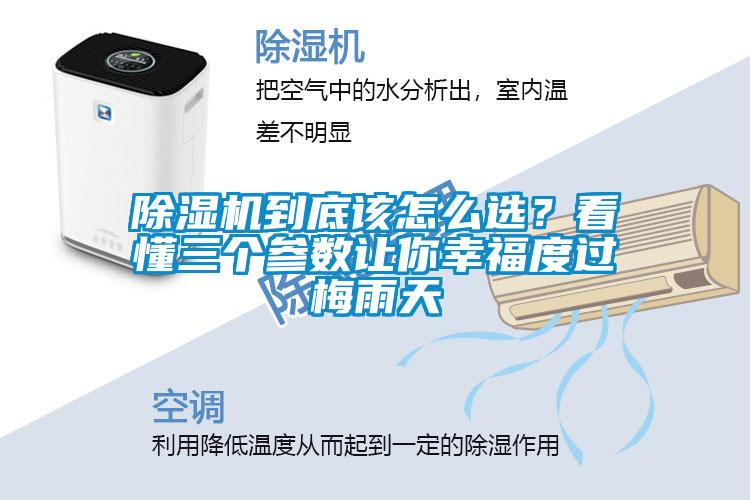 除濕機(jī)到底該怎么選？看懂三個參數(shù)讓你幸福度過梅雨天