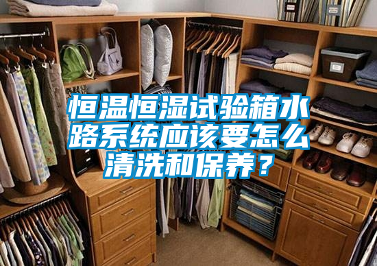 恒溫恒濕試驗(yàn)箱水路系統(tǒng)應(yīng)該要怎么清洗和保養(yǎng)？