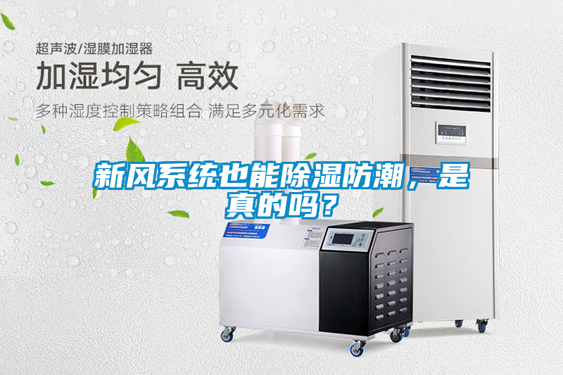 新風(fēng)系統(tǒng)也能除濕防潮，是真的嗎？