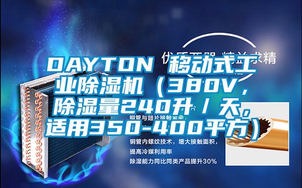DAYTON 移動(dòng)式工業(yè)除濕機(jī)（380V，除濕量240升／天，適用350-400平方）