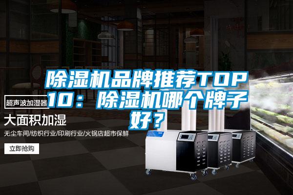 除濕機品牌推薦TOP10：除濕機哪個牌子好？