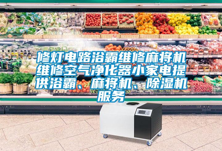 修燈電路浴霸維修麻將機(jī)維修空氣凈化器小家電提供浴霸、麻將機(jī)、除濕機(jī)服務(wù)