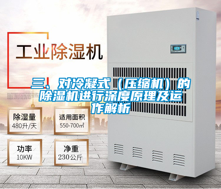 三、對冷凝式（壓縮機）的除濕機進行深度原理及運作解析