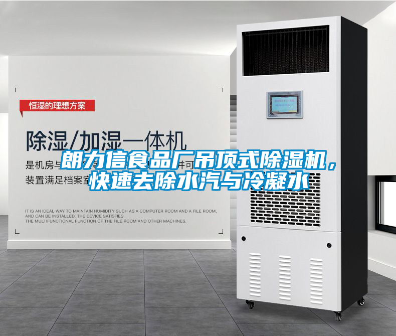 朗力信食品廠吊頂式除濕機(jī)，快速去除水汽與冷凝水
