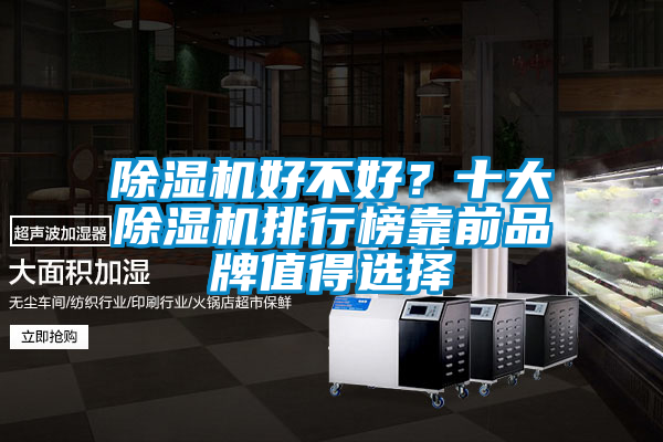 除濕機(jī)好不好？十大除濕機(jī)排行榜靠前品牌值得選擇