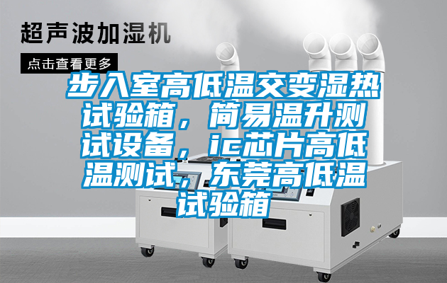 步入室高低溫交變濕熱試驗(yàn)箱，簡易溫升測試設(shè)備，ic芯片高低溫測試，東莞高低溫試驗(yàn)箱