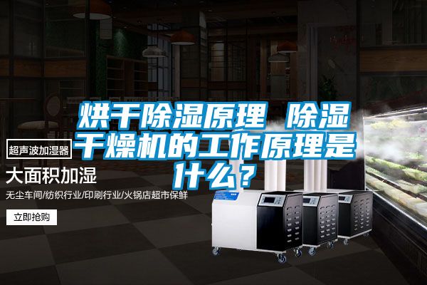 烘干除濕原理 除濕干燥機的工作原理是什么？