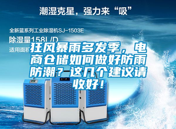 狂風(fēng)暴雨多發(fā)季，電商倉儲如何做好防雨防潮？這幾個(gè)建議請收好！