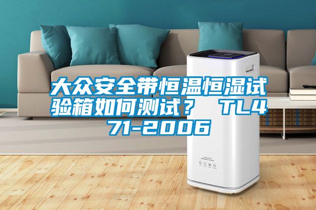 大眾安全帶恒溫恒濕試驗(yàn)箱如何測(cè)試？ TL471-2006