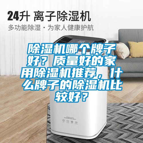 除濕機哪個牌子好？質(zhì)量好的家用除濕機推薦，什么牌子的除濕機比較好？