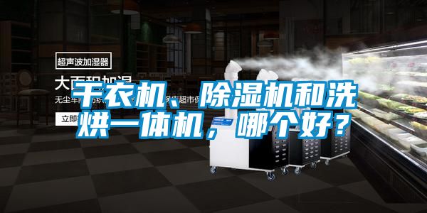 干衣機(jī)、除濕機(jī)和洗烘一體機(jī)，哪個好？