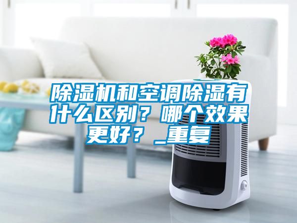 除濕機和空調除濕有什么區(qū)別？哪個效果更好？_重復