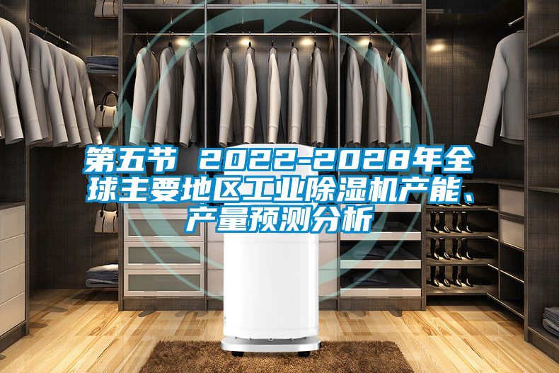 第五節(jié) 2022-2028年全球主要地區(qū)工業(yè)除濕機(jī)產(chǎn)能、產(chǎn)量預(yù)測分析