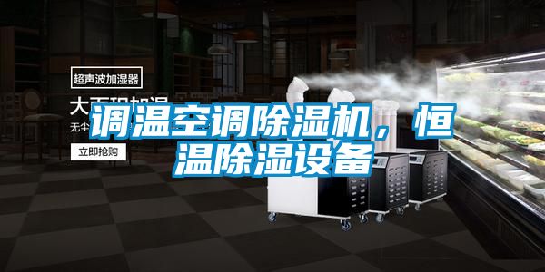 調(diào)溫空調(diào)除濕機(jī)，恒溫除濕設(shè)備