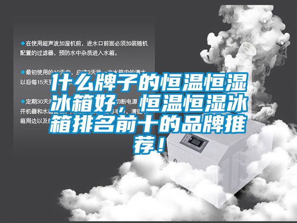 什么牌子的恒溫恒濕冰箱好，恒溫恒濕冰箱排名前十的品牌推薦！