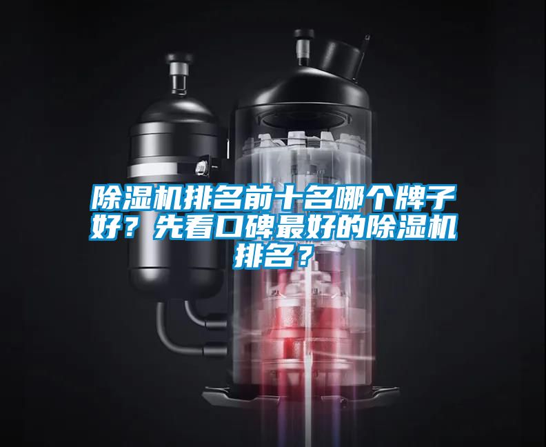 除濕機排名前十名哪個牌子好？先看口碑最好的除濕機排名？